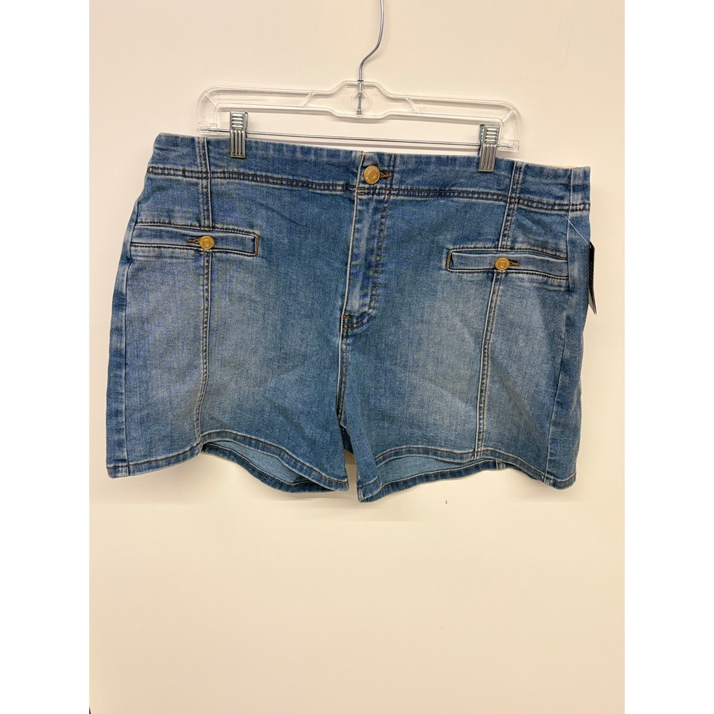 Staple Preppy Jane High Rise Shorts KUT from the Kloth Women 16 Classic